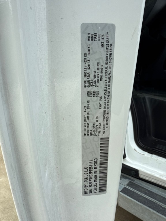 2023 RAM Promaster Image 13
