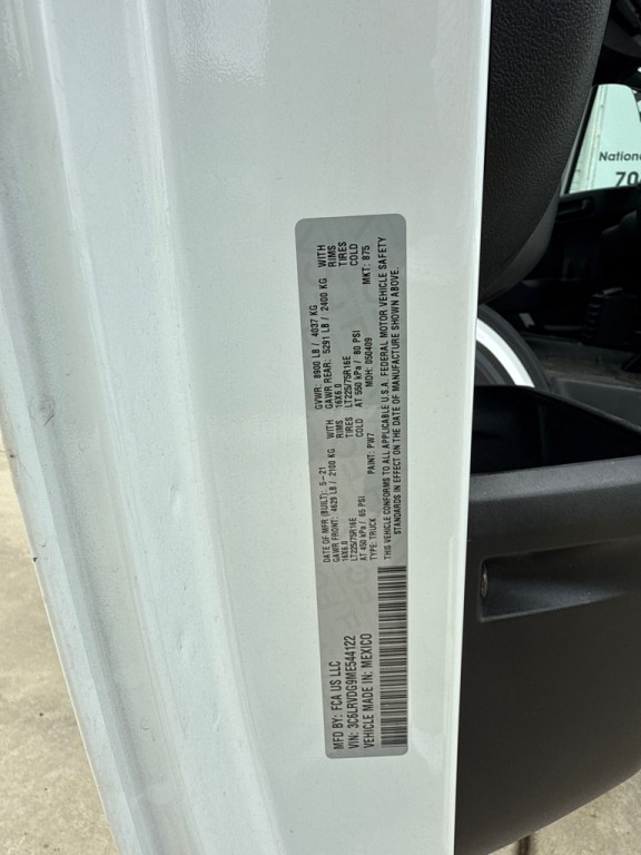 2021 RAM Promaster Image 9