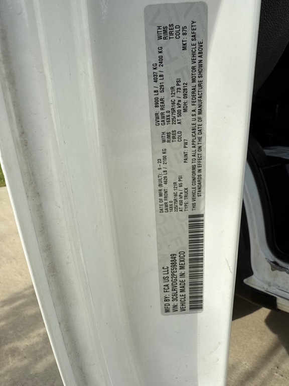 2023 RAM Promaster Image 9