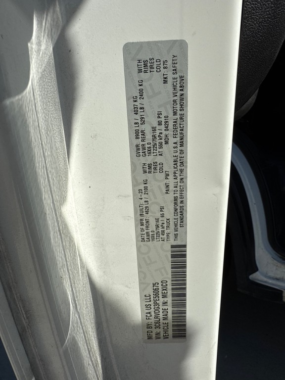 2023 RAM Promaster Image 7