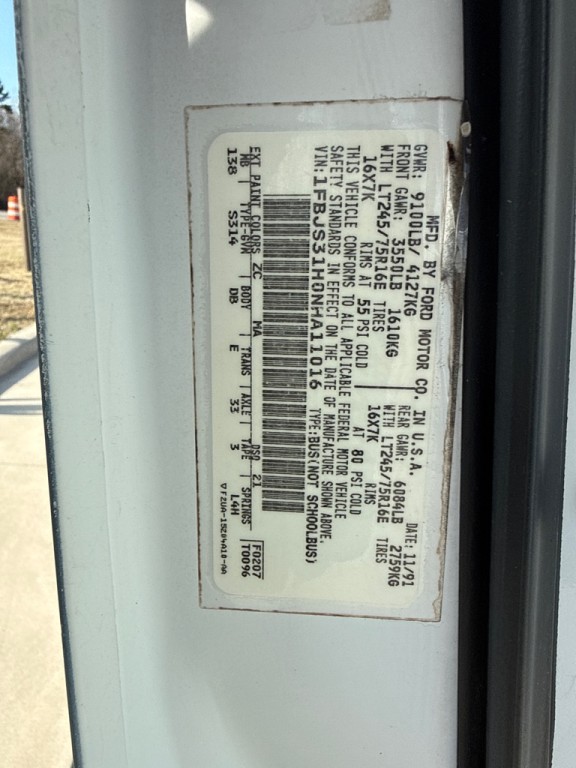 1992 Ford Econoline Image 8