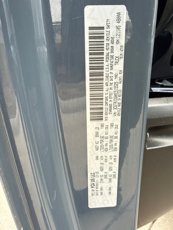 2019 RAM Promaster Image 12