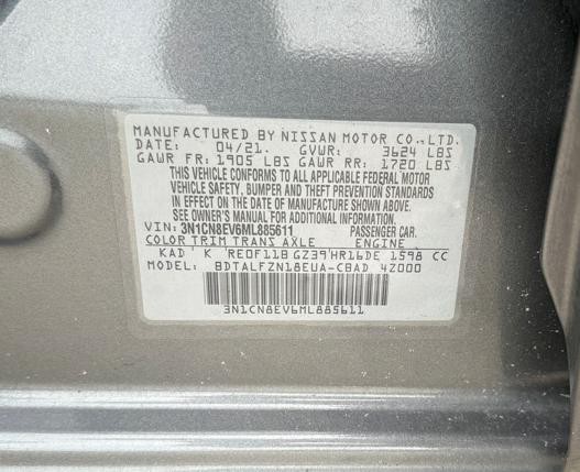 2021 Nissan Versa Image 11