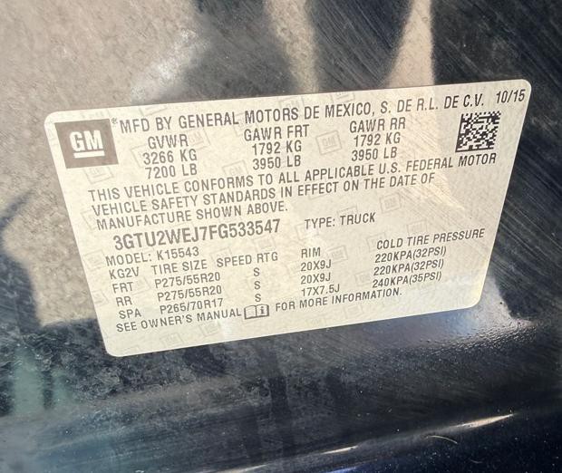 2015 GMC Sierra 1500 Image 17