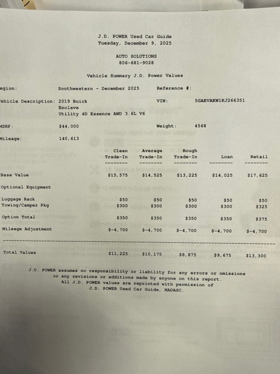 2019 Buick Enclave Image 32