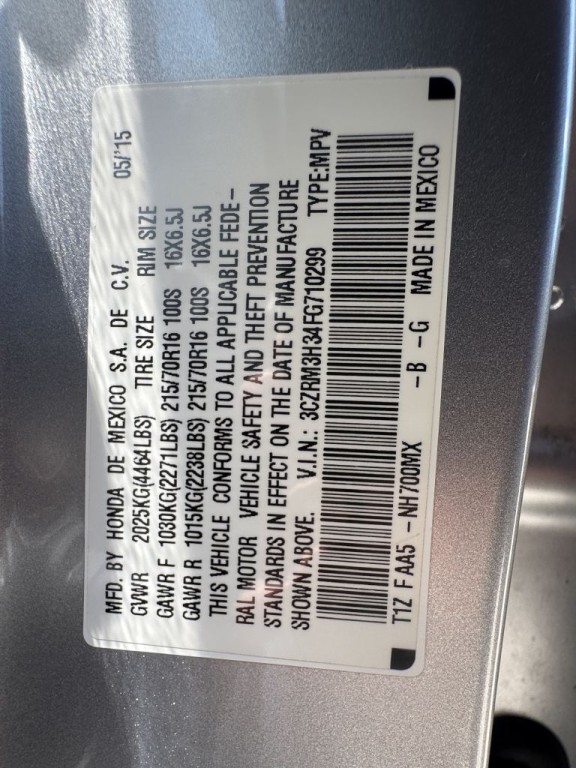 2015 Honda CR-V Image 21