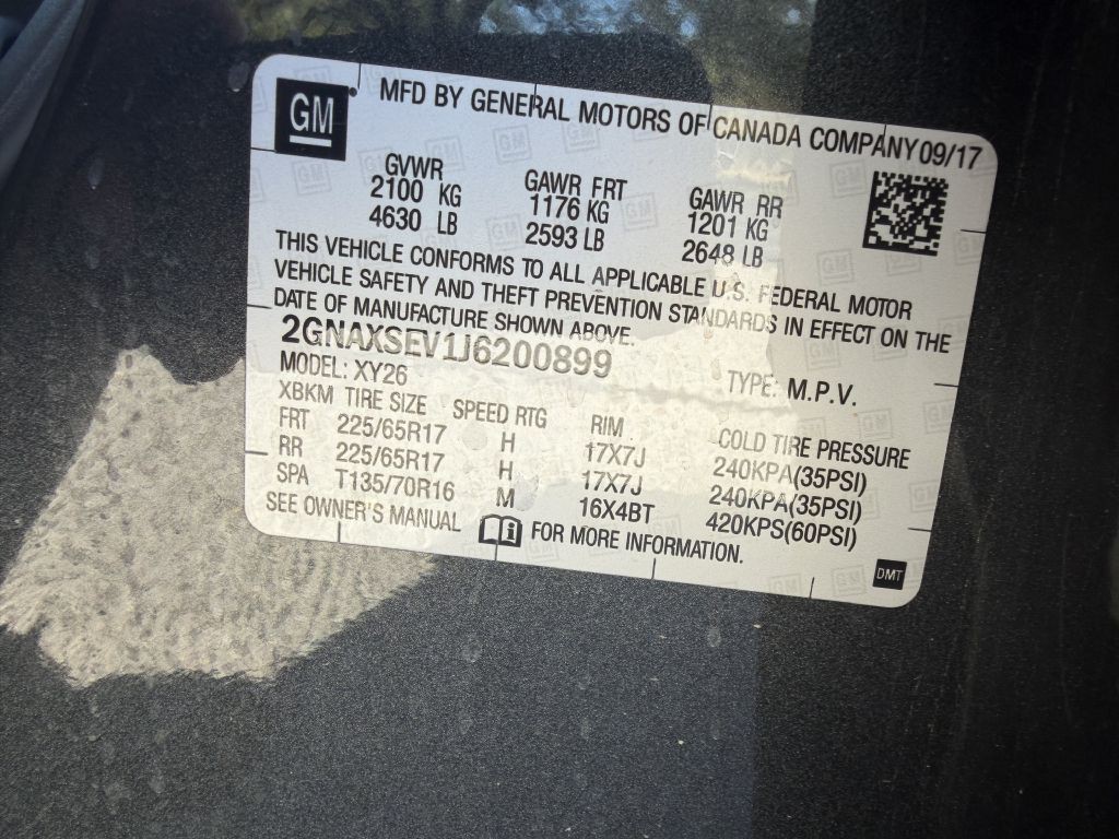 2018 Chevrolet Equinox Image 26