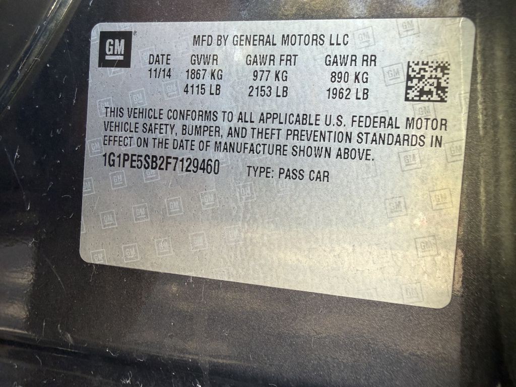 2015 Chevrolet Cruze Image 24