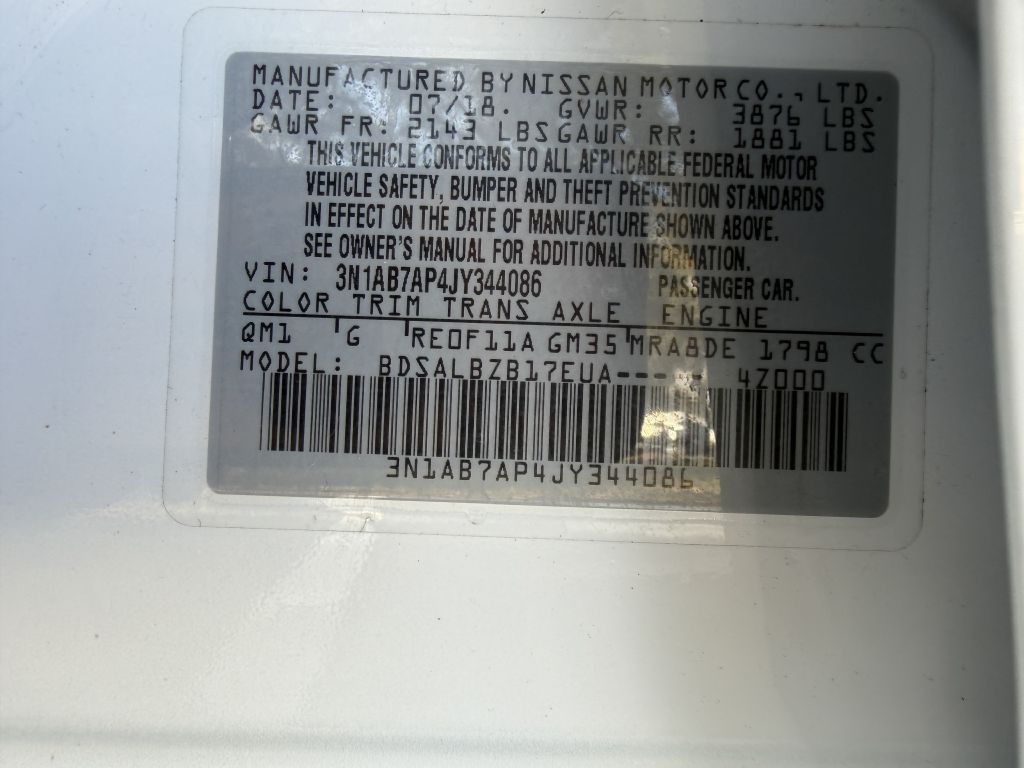 2018 Nissan Sentra Image 25