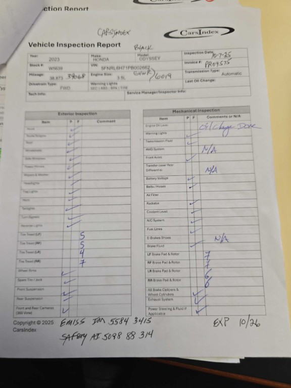 2023 Honda Odyssey Image 2