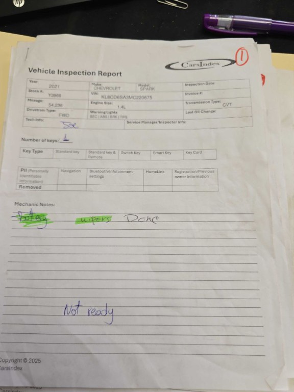 2021 Chevrolet Spark Image 2