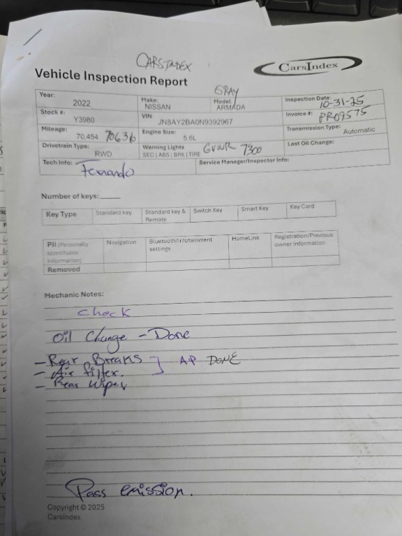 2022 Nissan Armada Image 2