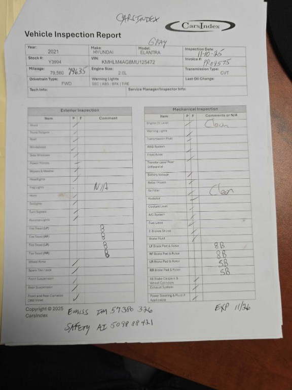 2021 Hyundai Elantra SEL