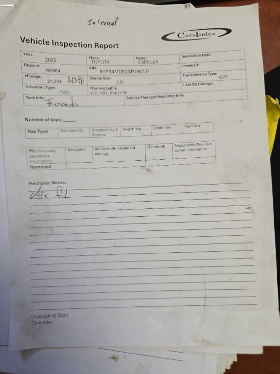 2025 Toyota Corolla Image 2