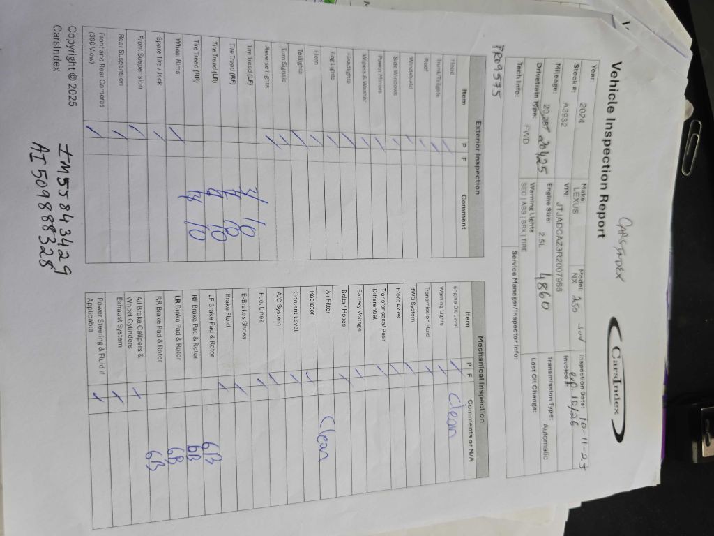 2024 Lexus NX Image 2