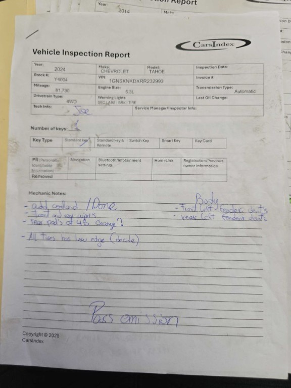 2024 Chevrolet Tahoe Image 1