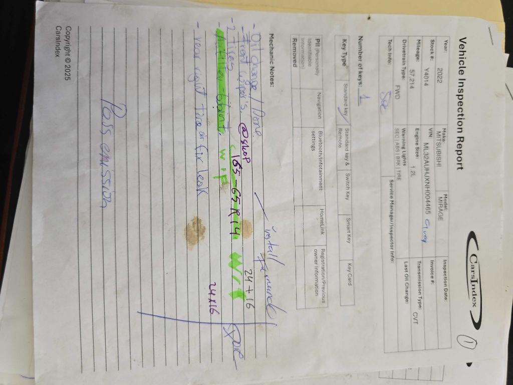 2022 Mitsubishi Mirage Image 1