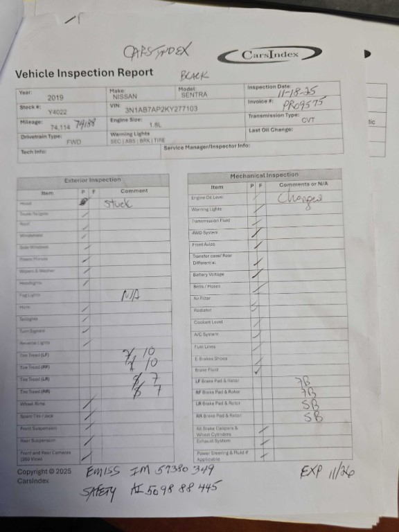 2019 Nissan Sentra Image 1