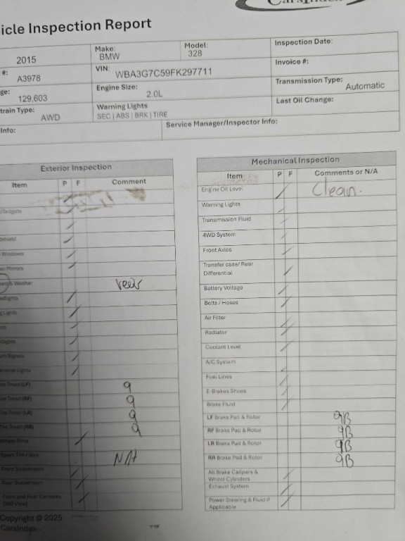 2015 BMW 3 Series Image 2