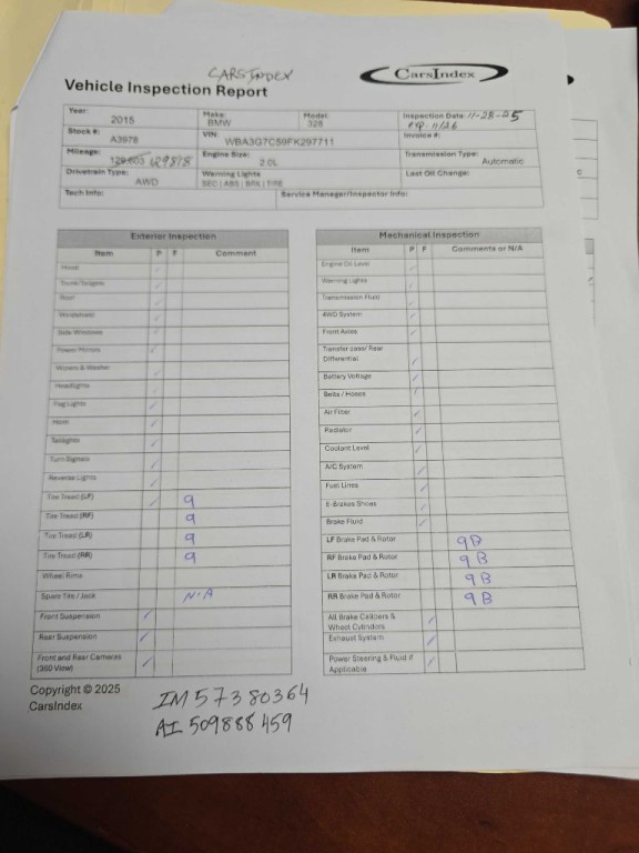 2015 BMW 3 Series Image 3