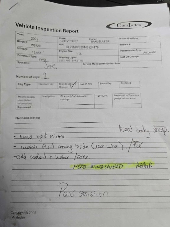 2022 Chevrolet Trailblazer Image 2