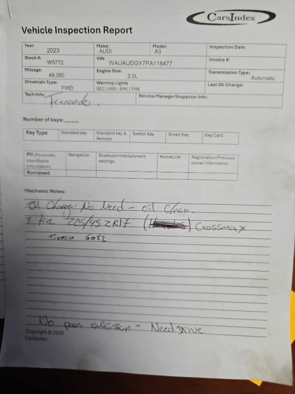 2023 Audi A3 Image 1