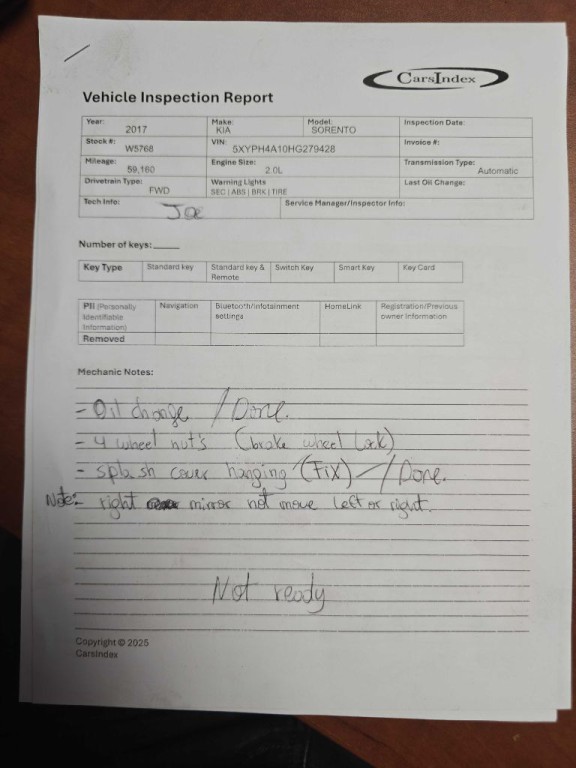 2017 Kia Sorento Image 2