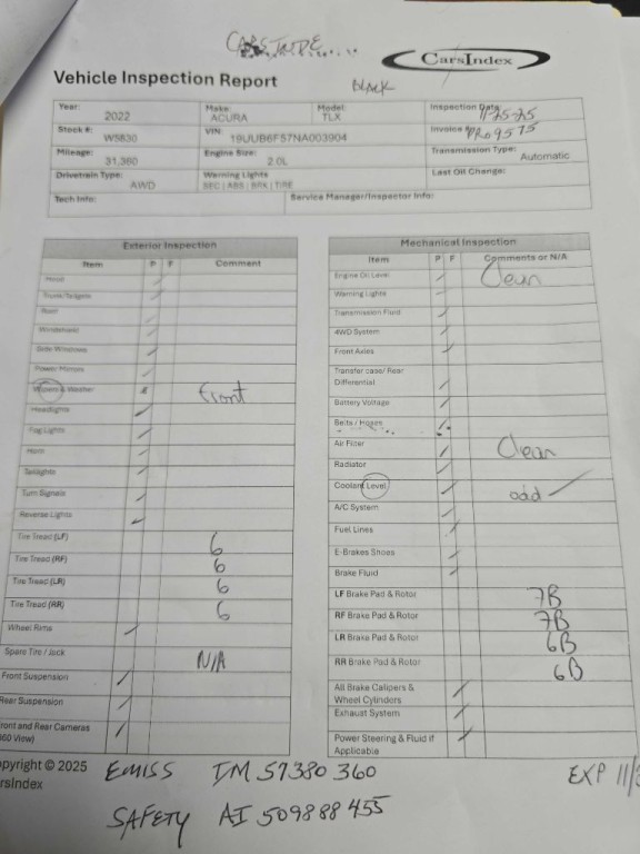 2022 Acura TL Image 1