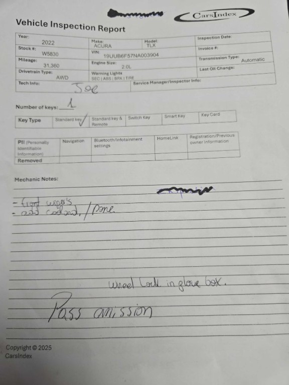 2022 Acura TL Image 2