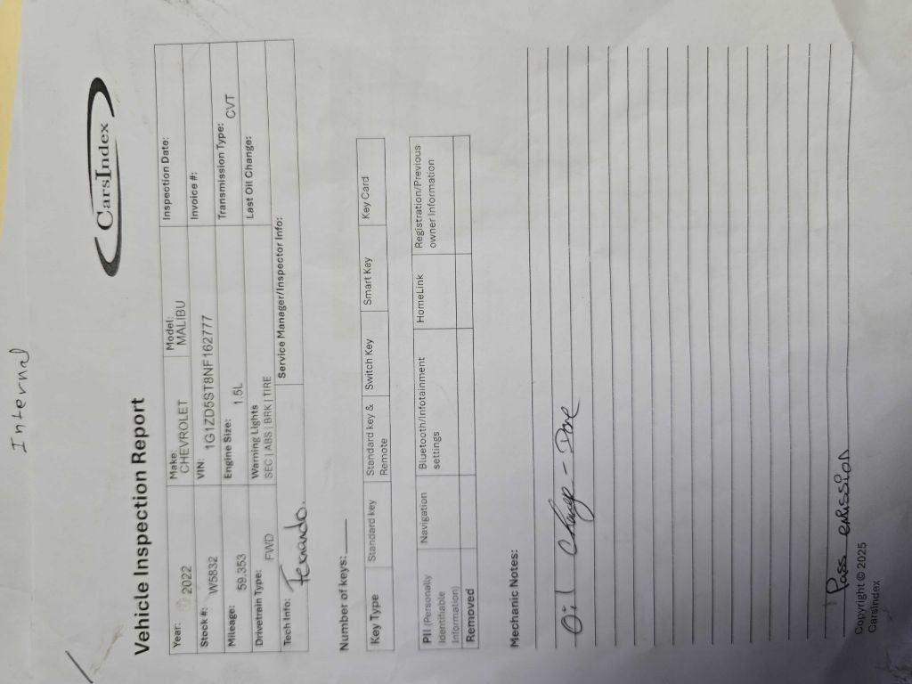 2022 Chevrolet Malibu Image 1