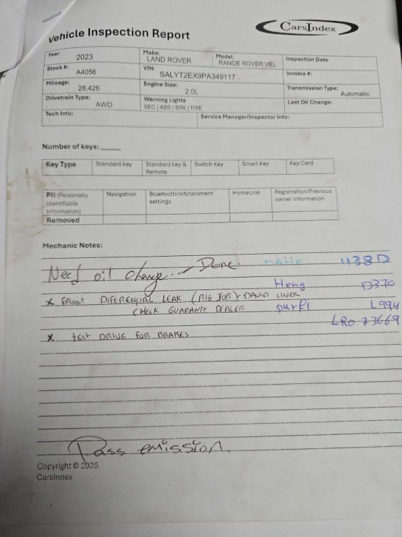 2023 Land Rover Range Rover Image 1