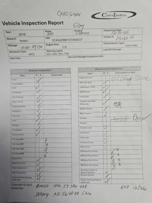 2019 Jeep Compass Image 1