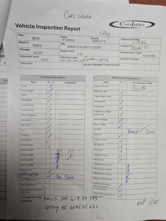 2019 Hyundai Santa Fe Image 1