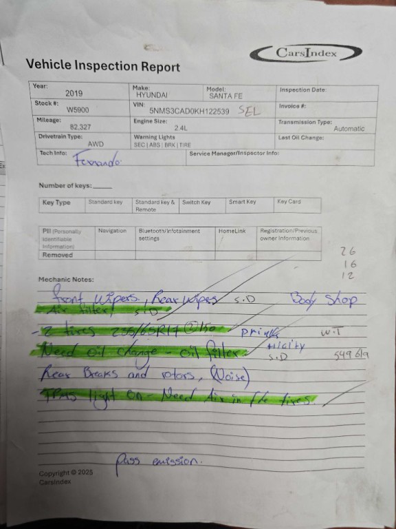 2019 Hyundai Santa Fe Image 2