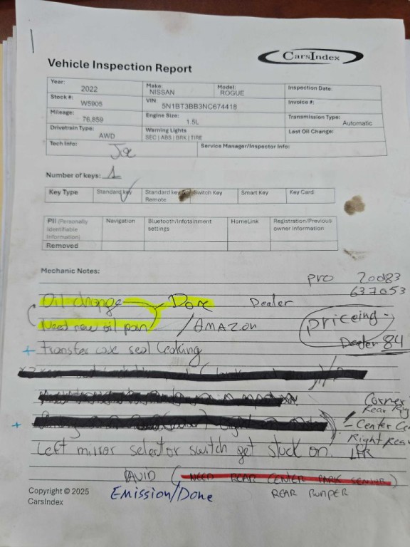 2022 Nissan Rogue Image 1