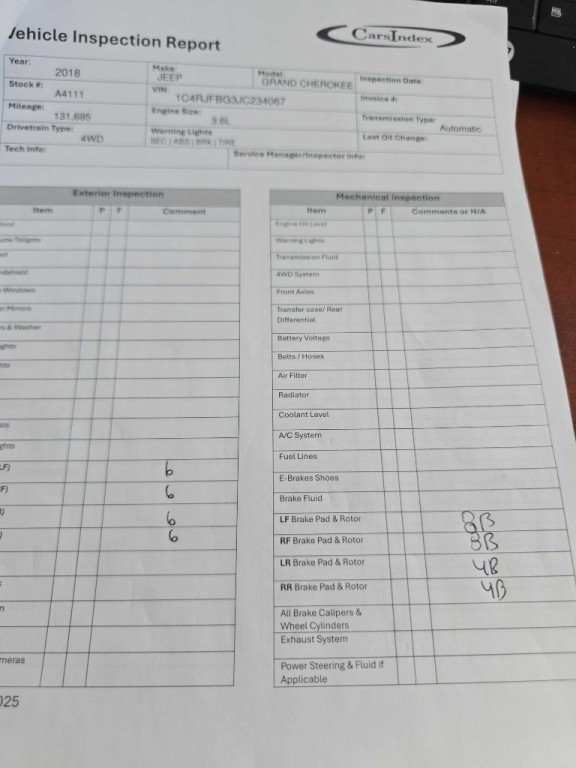 2018 Jeep Grand Cherokee Image 1