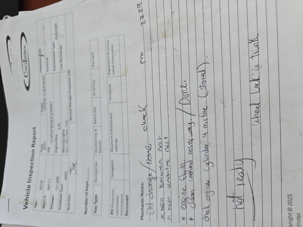 2018 Jeep Grand Cherokee Image 2