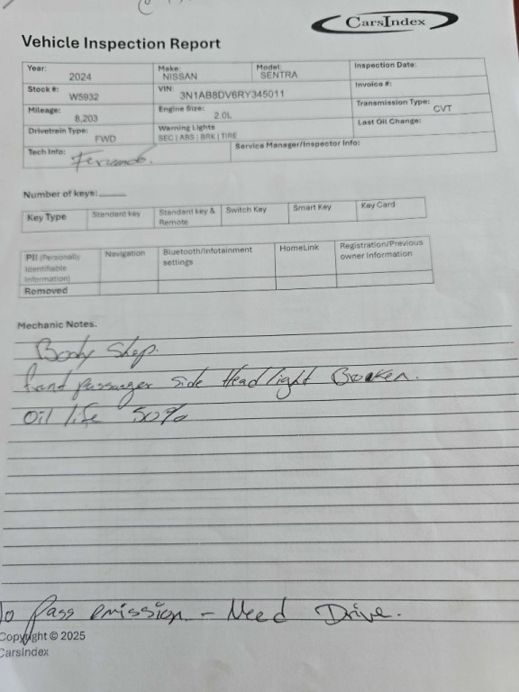 2024 Nissan Sentra Image 1