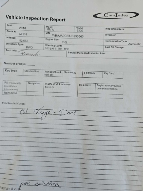 2018 BMW 5 Series Image 1