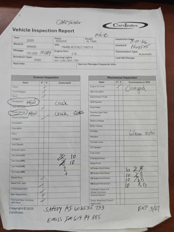 2020 Nissan Altima Image 2