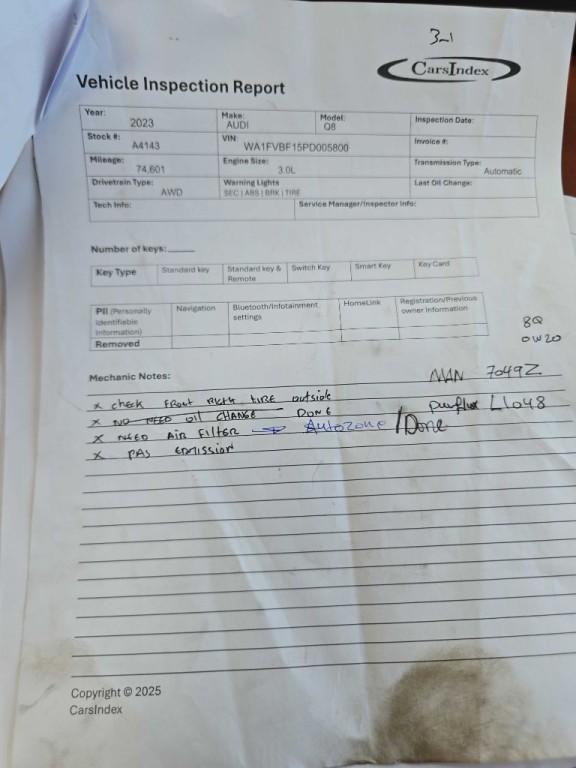 2023 Audi Q8 Image 1