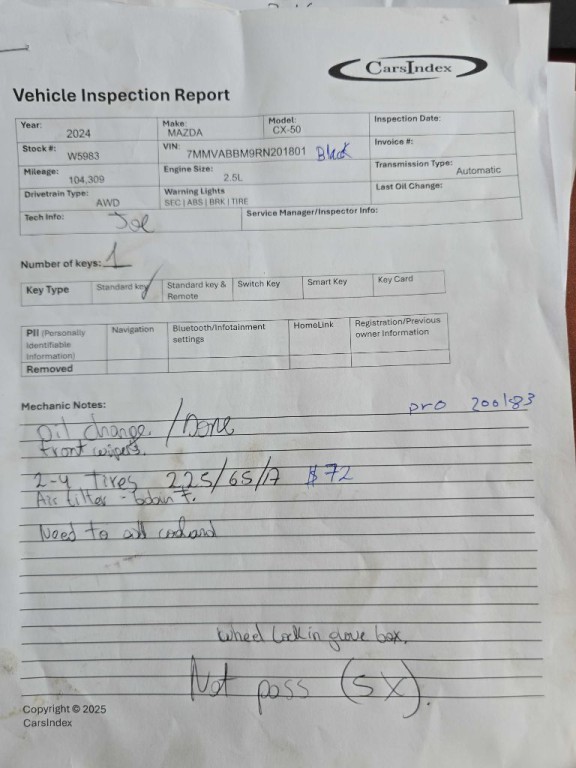 2024 Mazda CX-5 Image 1