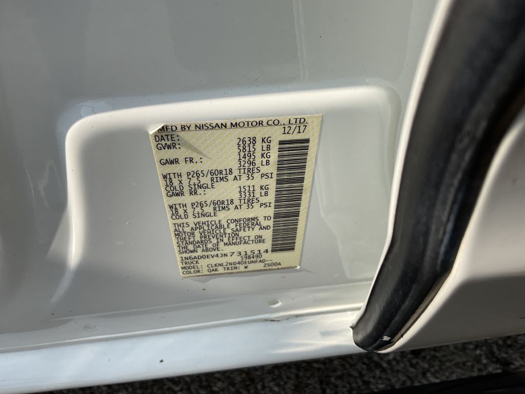 2018 Nissan Frontier Image 35