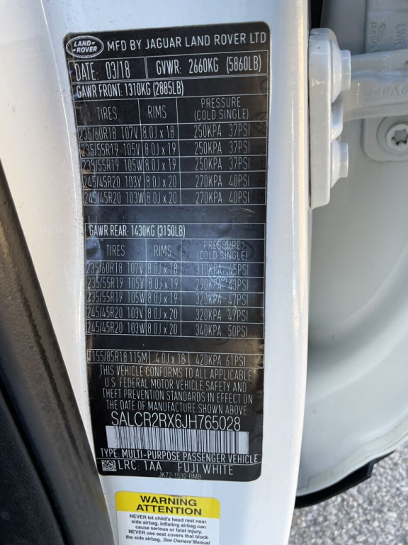 2018 Land Rover Discovery Sport Image 39