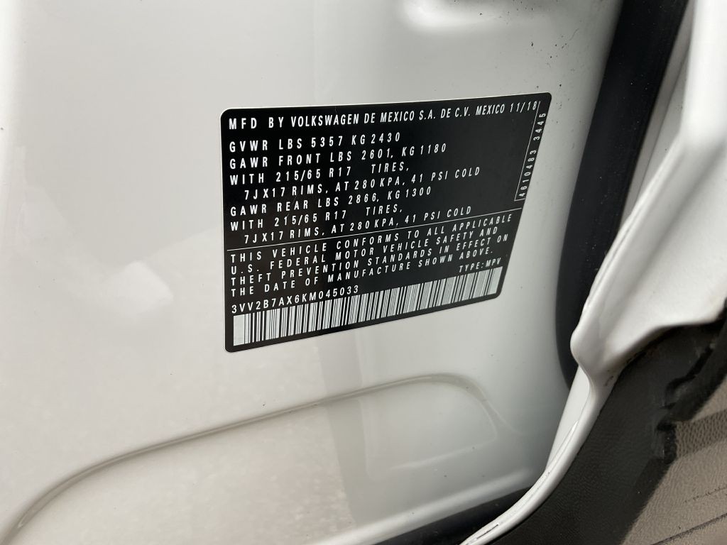 2019 Volkswagen Tiguan Image 34