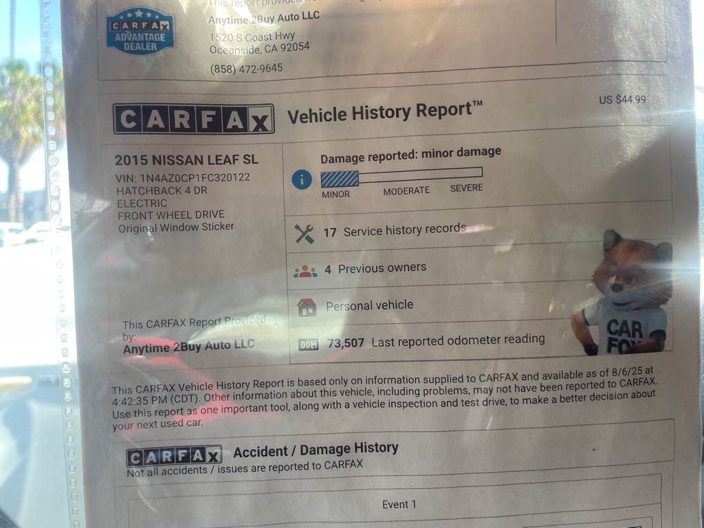 2015 Nissan Leaf Image 34