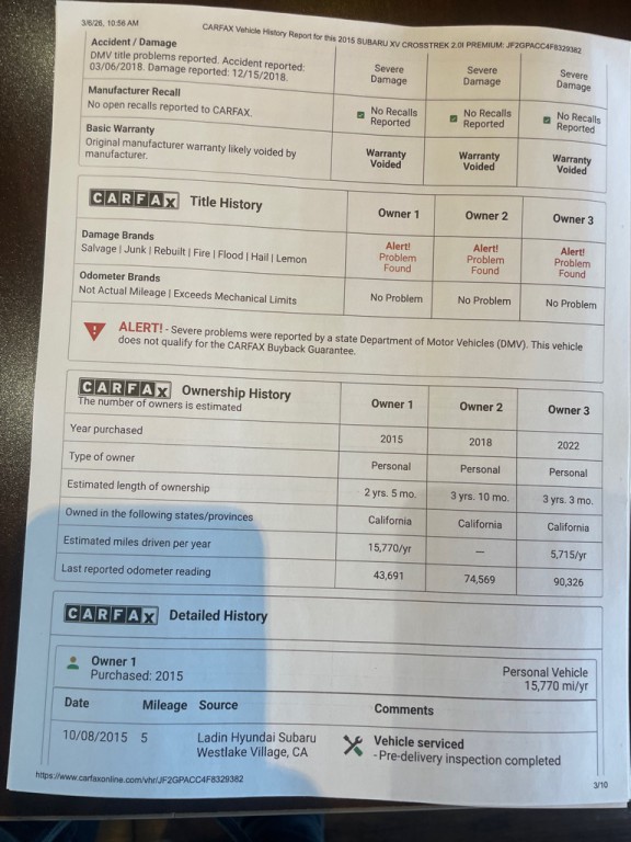 2015 Subaru Crosstrek Image 21