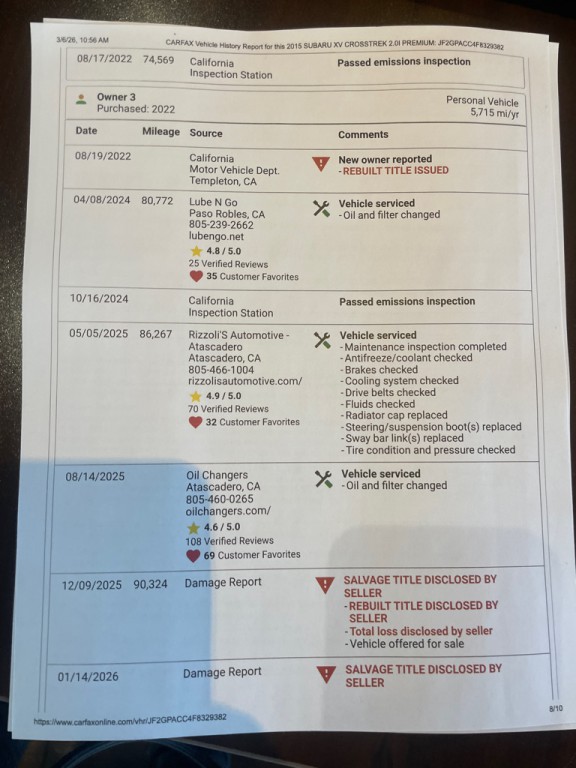 2015 Subaru Crosstrek Image 26