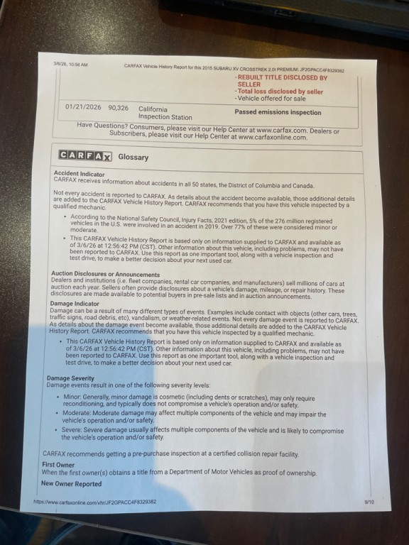 2015 Subaru Crosstrek Image 27