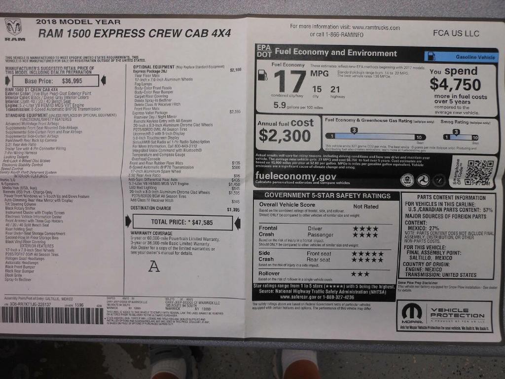 2018 RAM 1500 Image 26